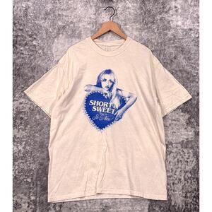 Official Sabrina Carpenter Shirt XL Mens / Unisex Short n Sweet Tour Authentic